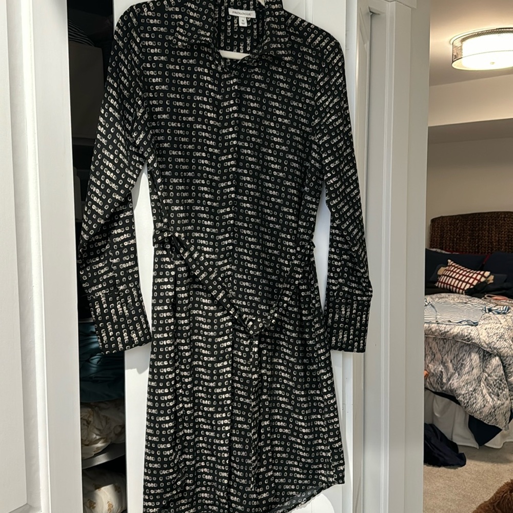 Prologue Button Down Shirt Dress